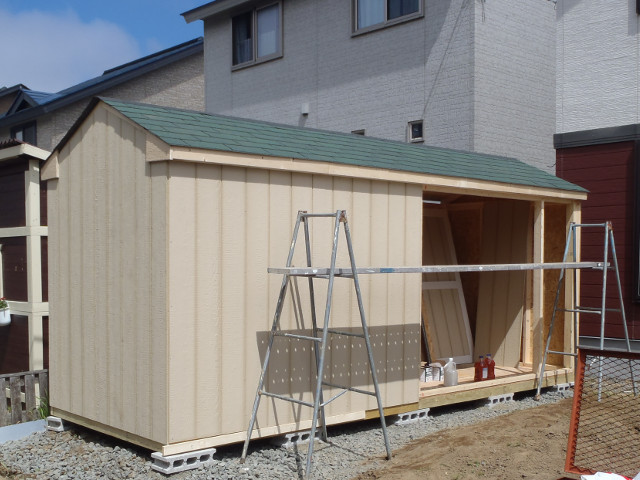 ブラッドフォードの施工風景