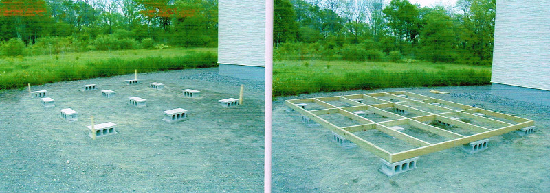 10x10サイズの基礎床