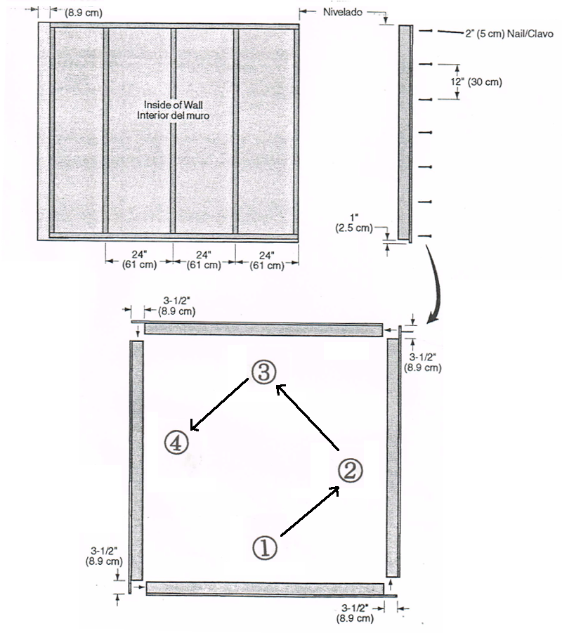 壁パネルの組み方