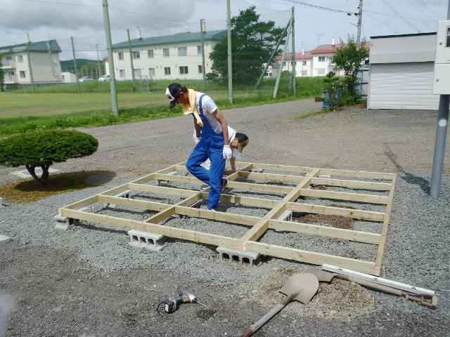 フェニックスの施工風景