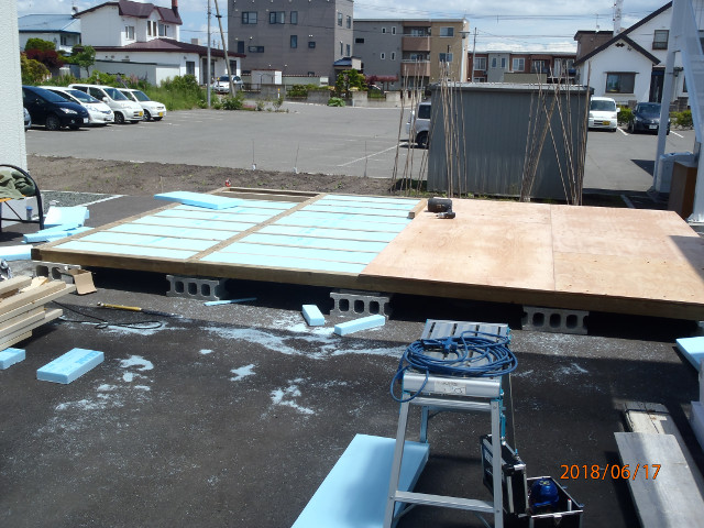 セコイアの施工風景