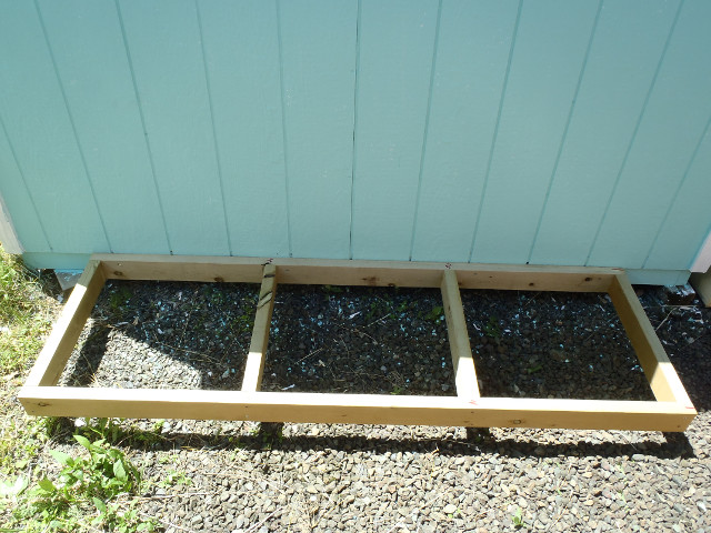 サイドストックの施工風景