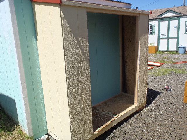 サイドストックの施工風景