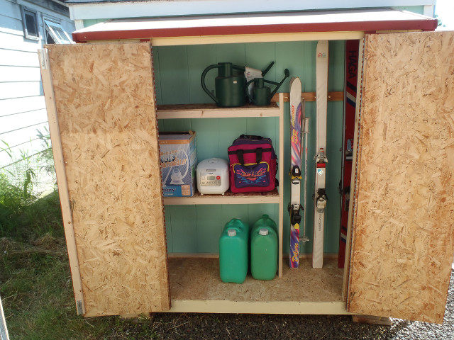 サイドストックの施工風景