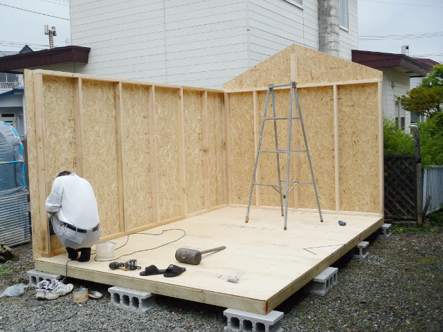 サマーセットの施工風景