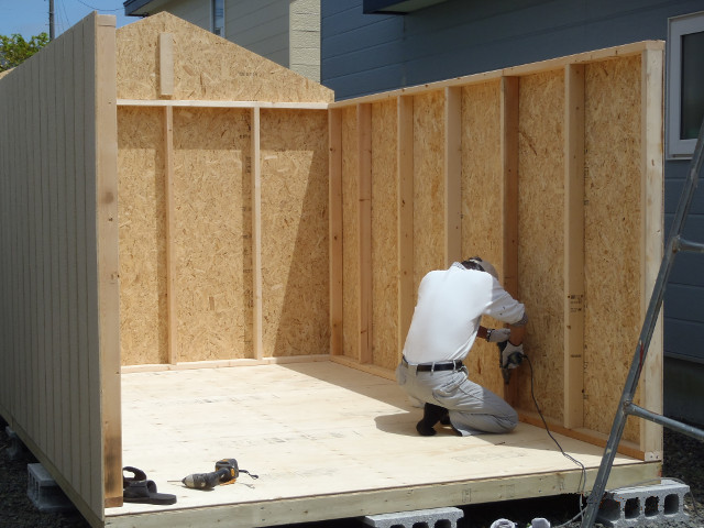 サマーセットの施工風景